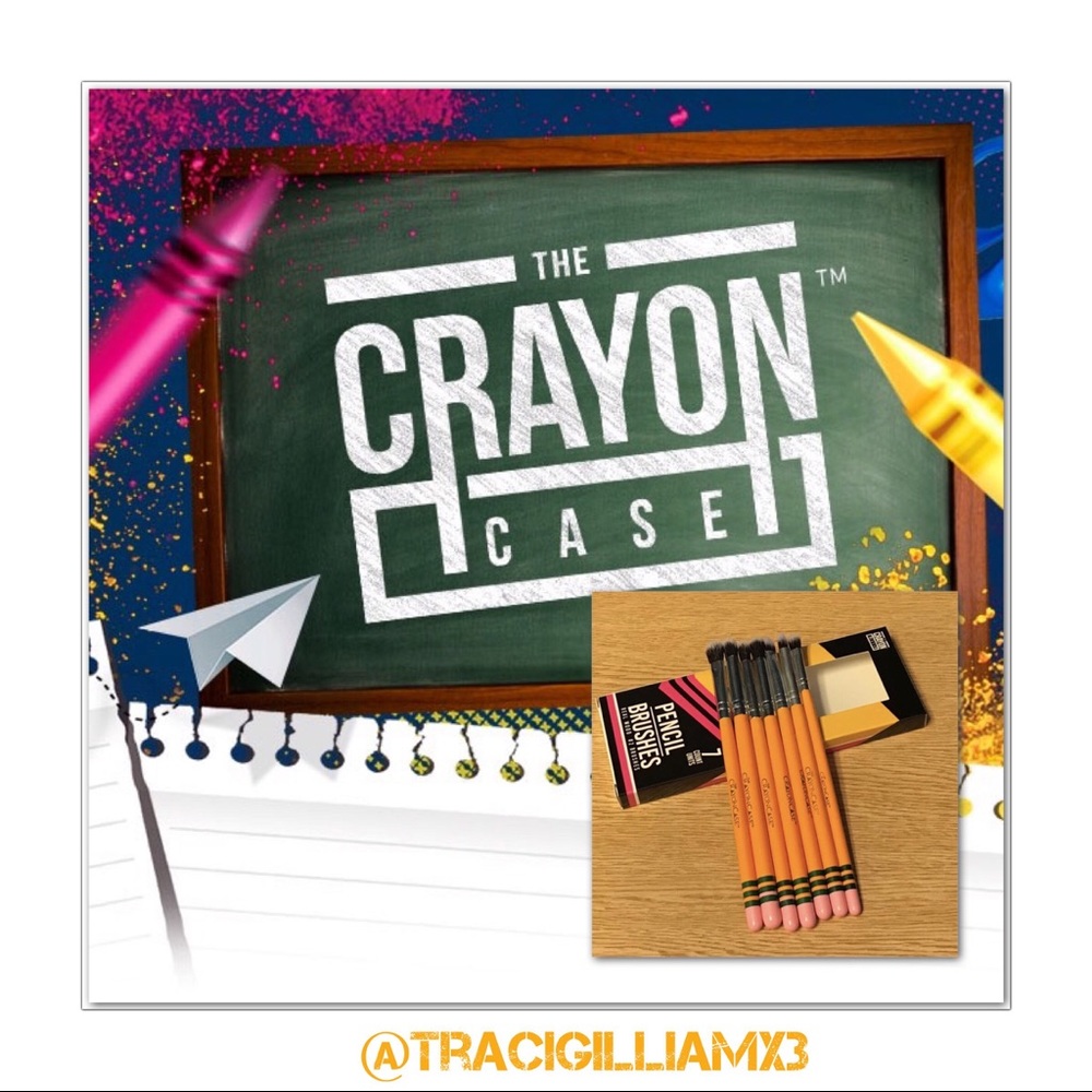 🆕 The Crayon Case 7pc IShadow Pencil Brush Set - Picture 1 of 5